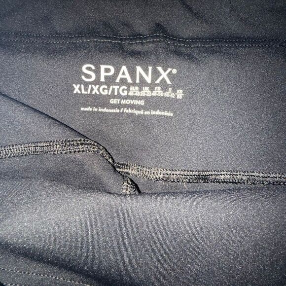 Spanx Get Moving Yes Pleats Pull-on Athletic Tennis Skorts Black XL - Picture 3 of 6